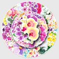 thumbnail image 2 of Pegatinas de vinilo con forma de flor Phalaenopsis, resistentes al agua (50 unidades), 2 of 5