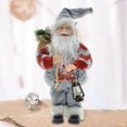 thumbnail image 3 of 30cm Standing Santa Doll Christmas Figure Figurine Festival Christmas Doll Decor for Home Decor, 3 of 9