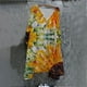 thumbnail image 2 of Vestido HUOGUO Vintage Floral Manga 3/4 para mujer, talla grande, 2 of 5