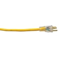 thumbnail image 3 of Coleman Cable 04187 25-Foot 12/3 Multi-Outlet Vinyl Extension Cord with Lighted End, Yellow, 3 of 4