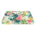 thumbnail image 4 of Daiia Tropical Flowers Front Door Mat, Heavy Duty Durable Welcome Mat for Outdoor Indoor, Dirt Trapper Waterproof Super Absorbent Door Mat, 16" x 24", 4 of 9