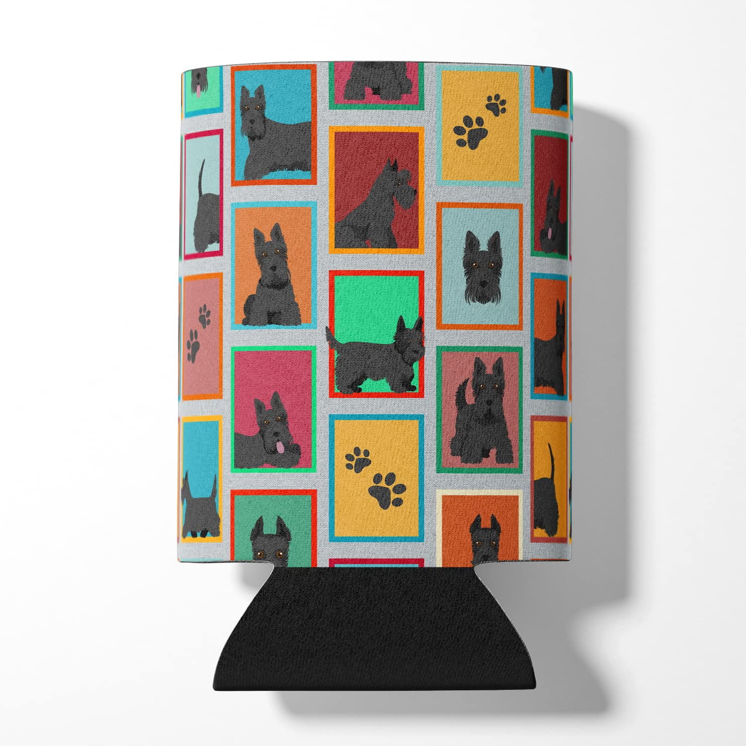 Lots of Wheaten Scottish Terrier Can or Bottle Hugger 3 in x 5 in