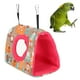 thumbnail image 5 of Casa De Loros, Hamaca Para Pájaros, Rosa, Fondo Rojo, Patrón De Búho, Tela Suave, Lavable, Cálido, Suministros Para Mascotas Para Rama De árbol ANGGREK Otros, 5 of 8