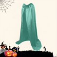 thumbnail image 2 of Yuncity Halloween Unisex Hoodless Cape Long Costume With Tie Closure Fall Solid Color Lightweight Cosplay Outfit Party Green, 2 of 4