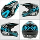 thumbnail image 2 of Casco de motocross SPARK DOT Full Face Blue para hombre y mujer, 2 of 6