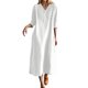 thumbnail image 1 of 2025 Nuevo vestido largo holgado informal para mujer: ligero y transpirable, ideal para la playa o las vacaciones, 1 of 4