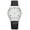 Black, variant on Men's Quartz Watch Pu Leather Strap Large Dial Simple Fashion Watch High Strength Glass Face