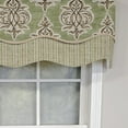 thumbnail image 3 of RLF Home Luxurious Modern Design Classic Jenna Glory Style Window Valance 50" x 16" Pear, 3 of 4