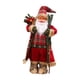 thumbnail image 5 of Decoraciones de Papá Noel, centro de mesa de adorno navideño, figura clásica de Papá Noel, muñeca de Navidad de pie para casas, jardines y ventanas 45cm, 5 of 8