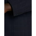 thumbnail image 3 of Oak Hill by DXL Men's Big and Tall Windowpane Sport Coat Navy 3XLT, 3 of 6
