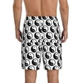 thumbnail image 4 of Lsque Yin Yang Mens Sleep Pajama Shorts,Short Pajama Pants, Cotton Ultra-Soft Knit-4X-Large, 4 of 9