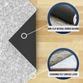 thumbnail image 4 of RUGPADUSA - Ultra Black - 8'x10' - 1/4" Thick - Felt + Rubber - Non-Slip Cushion Rug Pad - Available in 2 Thicknesses, Safe for Hardwood and All Surfaces, 4 of 7