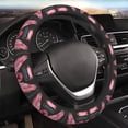 thumbnail image 5 of Susaid Ribbon With Angel Wings Print Elastic Car Steering Wheel Cover, 15 Inches Breathable Vehicle Steer Wheel Protector, Universal for SUV, Truck, 5 of 6