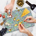 thumbnail image 4 of Love Cutting Board, Affection Doodle Style Pleasure Flourishes Curls Classics Pop Art Print, Decorative Tempered Glass Cutting and Serving Board, Large Size, Multicolor, by Ambesonne, 4 of 5