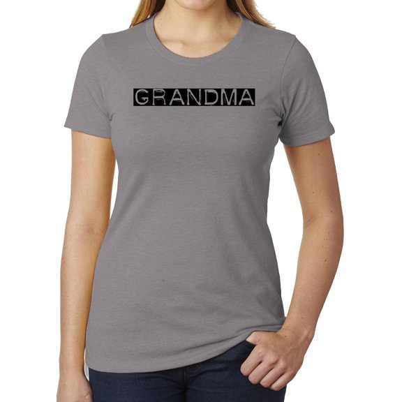 Grandma Tee Shirt- Family Reunion Woman's T-shirts - Heather Grey MH200WFAM S56 XS