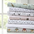 thumbnail image 2 of Intelligent Design Cozy Soft Cotton Novelty Print Flannel Sheet Set Blue Stars Twin, 2 of 4