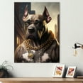 thumbnail image 2 of Designart Great Dane Gangster In NYC II Canvas Wall Art, 2 of 5