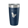 thumbnail image 1 of Star Lake Map Tumbler Travel Mug Insulated Laser Engraved Coffee Cup Putnam County Florida 20 oz Navy Blue, 1 of 1