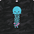 thumbnail image 4 of Inktastic Cute Jellyfish, Little Jellyfish, Blue Jellyfish Girls Toddler T-Shirt, 4 of 5