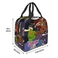 thumbnail image 5 of Scooby-doo Ghostbusters Lunch Bag Portable Tote Bag Insulated Lunch Box Picnic Beach Office Insulated Bento Bag, 5 of 9