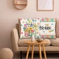 thumbnail image 4 of Spring Decorations Spring Pillow Covers 45x45 Spring Farmhouse Throw Pillow Cover Garden Linen Cushion Case For Home Decor, 4 of 7