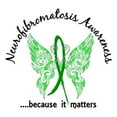 thumbnail image 3 of CafePress - Neurofibromatosis Butterfly 6.1 White T Shirt - Men's White Classic Cotton T-Shirts, 3 of 5