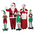 thumbnail image 2 of Standing Mr. & Mrs. Claus with Elves Decorating Kit Assortment May Vary, 2 of 2