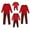 241007-Red, variant on Christmas Pajamas for Family Pjs Matching Set Long Sleeve T-Shirts and Pants Holiday Nightgowns with Merry Christmas