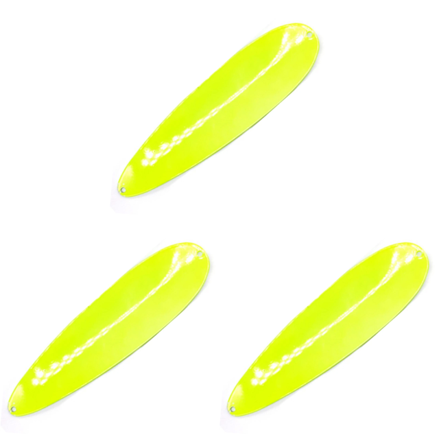 Señuelo Pesca Metal Cuchara para Lubina Trucha Agitación Lenta Mar Amarillo