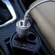 thumbnail image 4 of Methold Adaptador de carga para automóvil Puertos USB duales Adaptador de enchufe para encendedor Teléfono para automóvil Tablet USB, Negro Teléfono y Comunicación blanco, 4 of 8