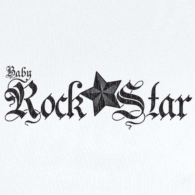 CafePress - Rock Star & Company Baby Onesie - Baby Light Bodysuit, Size Newborn - 24 Months