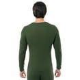 thumbnail image 3 of Fruit of the Loom Men's Thermal Waffle Underwear Henley Top, Sizes S-5XL, 3 of 9