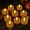 B, variant on BGZLEU Halloween Pumpkin Tealights Candles, 12 Pack LED Flameless Candles, Tea Lights Candles Battery Operated with Spiderweb and Pumpkin Fhost Face for Halloween Fall Table Centerpieces