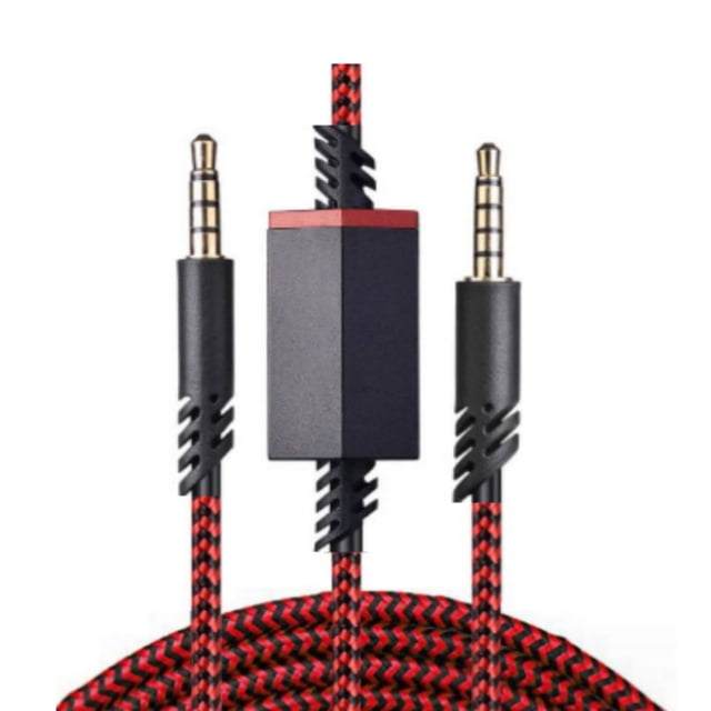 Cable Silencio en Línea Auricular Reemplazo para Astro A10/A30/A40/A40TR/A50 () Rojo