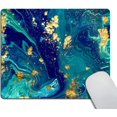 thumbnail image 1 of Blue Marbled Custom Design Mouse Pad Rectangle Gaming Mouse Pad NonSlip Rubber Base Ideal for Computers and Laptops Stylish and Functional 7.9 x 9.5 in, 1 of 5