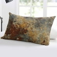 thumbnail image 5 of Brown Gray Throw Pillow Cover 20 x 26 Inch Decorative Pillow Cover Rustic Abstract Gradient Mottled Texture Lumbar Pillowcase Seasonal Rectangle Cushion Case for Couch Sofa Bed Living Room, 5 of 7