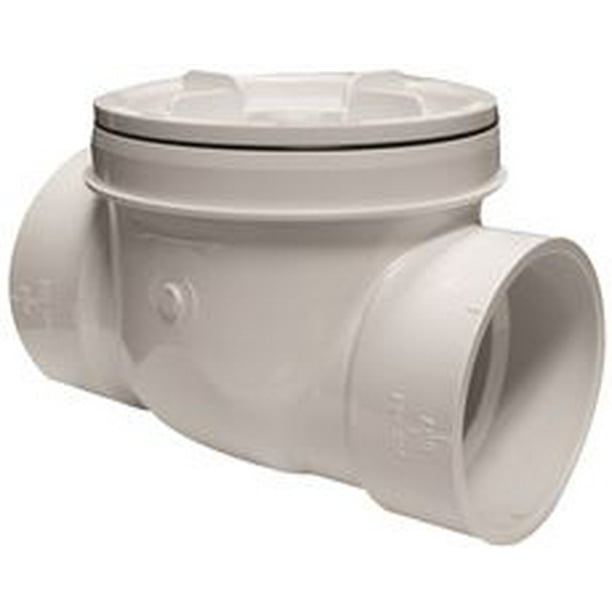Pvc Dwv Backwater Valve Without Sleeve 4 In.