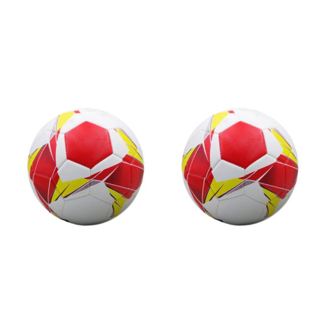 VONKY Teamwork Meets Fun Portable Soccer Ball For Competitive Play Durable PVC Football Goal Soccer Balls Ball Soccer red No.4 2Set