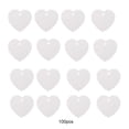 thumbnail image 2 of Sonducket Papel en forma de corazón Etiquetas en blanco Etiqueta de regalo Embalaje Ondas Borde Tarjetas Cumpleaños Fiesta de Navidad Etiqueta Ropa, zapatos y accesorios Miscelánea Blanco, 2 of 6
