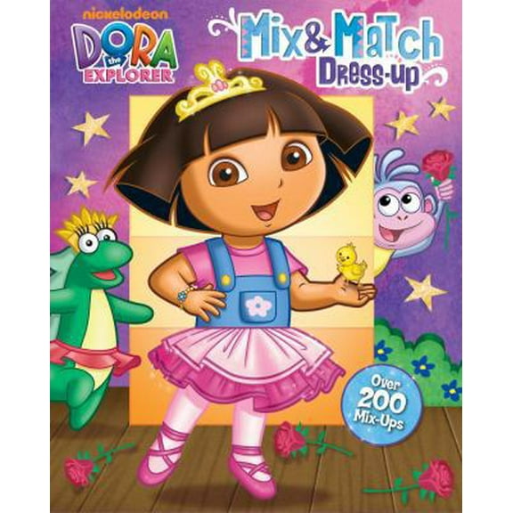 Pre-Owned Dora the Explorer Mix & Match Dress-Up (Board book) 0794424759 9780794424756