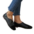 thumbnail image 6 of Willtoo Slip On Flats Shoes for Women Comfortable Round Toe V Cut Casual Ballet Flats Soft Walking Shoes Lightweight Breathable Shoes, 6 of 6