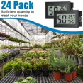 thumbnail image 3 of Kanayu 24 Pack Mini Digital Hygrometer Thermometers Indoor Humidity Monitor Temperature Humidity Gauge Meter with Fahrenheit for, 3 of 6