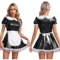 thumbnail image 3 of Traje de mucama para mujer, disfraz de Lolita para cosplay, uniforme de cafetería Kawaii dulce, delantal, vestido de mucama, lindos trajes de charol, ropa, 3 of 5