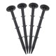 thumbnail image 1 of Estacas de jardín de plástico Unique Bargains Tornillos Clavo de tierra 8.3" Longitud Negro 40 piezas, 1 of 1