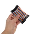 thumbnail image 3 of FELTECHELECTR 40 cables puente para placa de pruebas, conectores hembra a hembra para proyectos de circuitos electrónicos y cableado de prototipos, compatibles con conectores de pines estándar., 3 of 6