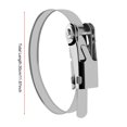 thumbnail image 3 of 304 Stainless Steel Cable Tie with Flap Buckle, 0.39 inch Metal Ratchet Strap, Strong Binding Fastener for Electrical Box Camera Industrial and Outdoor Equipment, S, 3 of 5