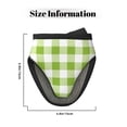 thumbnail image 3 of Rocae White Green Plaid for Mini Oven Mitts Rubber Oven Glove, Kitchen Mittens, Cute Cooking Mitts,5.9"x5.9", 3 of 7
