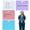 4pcs -Mix, variant on Erasable Badge Sticky Note, Reusable Silicone Badge Buddy, Ballpoint Pen Write & Alcohol Wipeable Notepad, Lightweight ID Card Badges Reel Notepad, Quick Report Note Pad for Nurses, Doctors