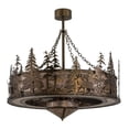 thumbnail image 4 of Meyda Tiffany 163305 Elk At Dusk 30" 5 Blade Indoor Ceiling Fan - Copper, 4 of 5