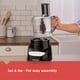 thumbnail image 2 of BLACK+DECKER Food Processor and Vegetable Chopper, Stainless Steel Blade, 8-Cup Capacity, 450W Power with Attachments to Shred, Slice, Mince, Grind, and Puree, 2 of 5